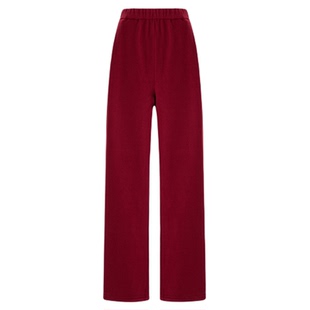 MNGATA G.宫小妍  云绒 加绒双面摇粒绒百搭保暖阔腿裤5102060