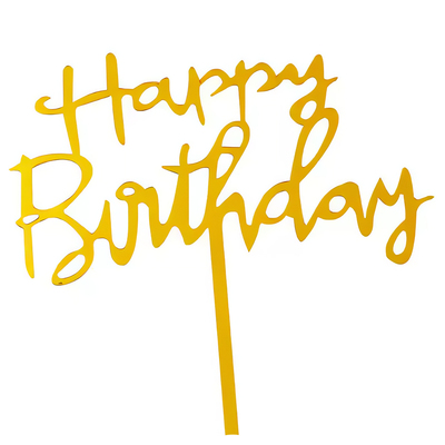 蛋糕装饰亚克力生日快乐插件