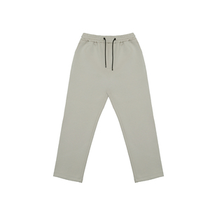 百机400G重磅卫裤加绒微锥宽松加厚休闲裤男秋冬季百搭运动女抽绳