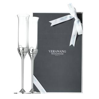 【新婚礼物】WEDGWOOD威基伍德Vera Wang爱之结绳香槟杯酒杯