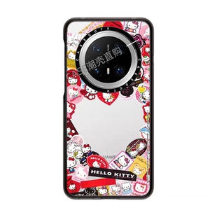 CASEOOTD50周年kitty猫凯蒂猫适用于华为Mate80pro/70/70Pro手机壳磁吸mate80promax/60pro保护壳明星同款70P