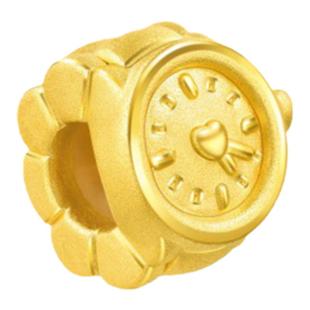 周生生官方正品Charme宝贝奇趣探索黄金足金蝴蝶结转运珠组合