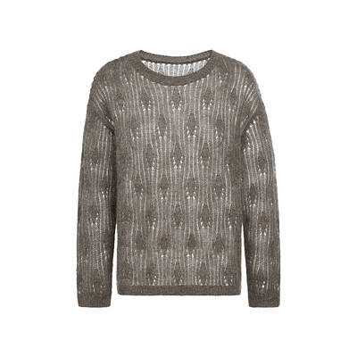 FIVEPLUS慵懒风毛织套头衫