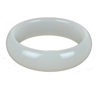 【欣玉阁】和田玉手镯 和田玉 白玉手镯 57*带