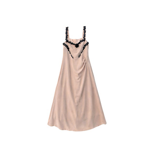 楠哥微胖纯欲性感吊带连衣裙女夏大码收腰显瘦胖mm海边度假背心裙