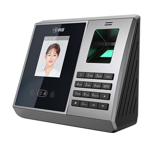 科密FZ01打卡机 人脸指纹考勤机 面部识别考勤机 免软件简易操作