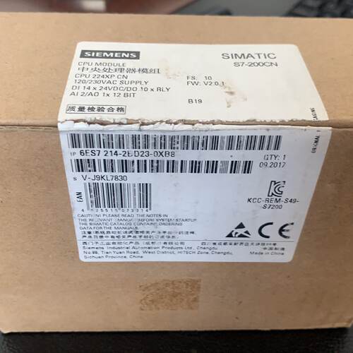 【询价】6ES7214-2BD23-0XB8CPU22适用
