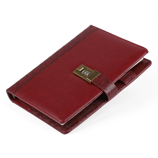 必记密码本加厚密码带锁的日记本密码锁加厚活页笔记本子记事本简约文艺复古加密笔记本创意文艺精致手账帐本