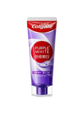 高露洁亮白牙齿色修美白牙膏
