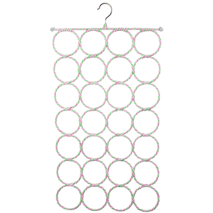 鹦鹉秋千圈圈架小鸟架子云梯彩色藤编可折叠28环爬宠玩具玄凤吊环