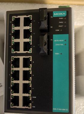 议价全新MOXA EDS-516A-MM-SC 2光14电 多模 大量现货