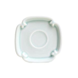 问心堂仿宋天青墨碟陶瓷古风书法笔舔墨池毛笔墨盘陶瓷小楷毛笔抄经书法国画专用墨池文房四宝墨盒砚台