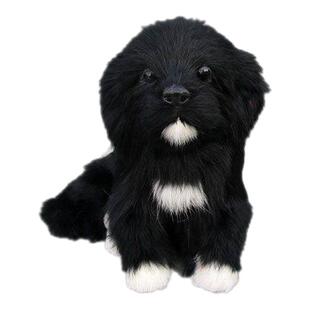胡赛尼非遗仿真狗小藏獒犬狗狗动物模型毛绒公仔玩具摆件陪伴饰品