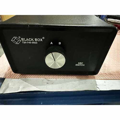 询价-BlackBox工业级ABC手动数据切换器型号724可维修