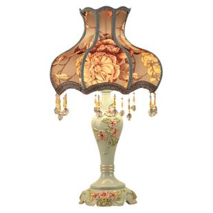 欧式台灯卧室床头灯 创意现代简约树脂酒店工程工厂婚庆批发台灯