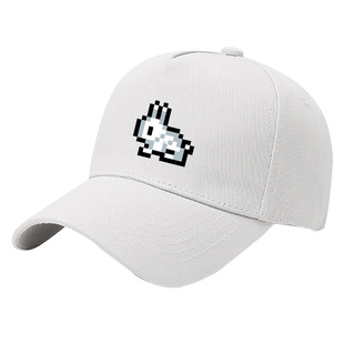 Terraria泰拉瑞亚游戏周边像素风沙盒探索鸭舌帽卡通夏男遮阳防晒