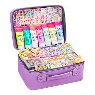 【百亿补贴】2026卡通奶油胶咕卡流沙砖套装手工diy咕咔贴纸冰淇淋解压玩具女童生日礼物豪华大礼包节日礼物