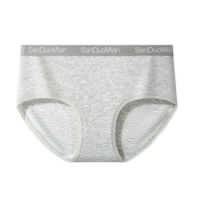 内裤女款纯棉抗菌无痕透气中腰