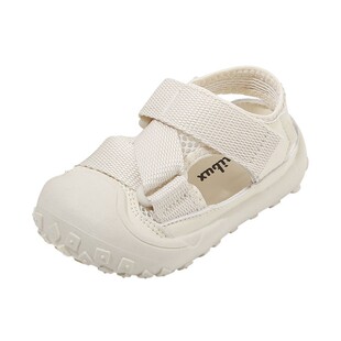 包头凉鞋女童鞋子2025新款儿童1到3岁夏季软底防滑小白鞋休闲百搭