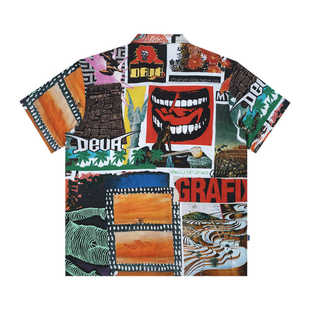 DEVA STATES 24SS 拼色满印短袖衬衫 Souvenir Shirt印尼街头潮流