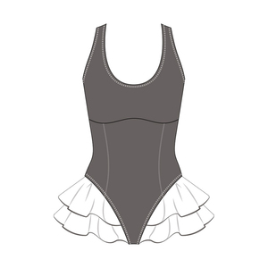 李宁泳衣女款三角连体游泳衣