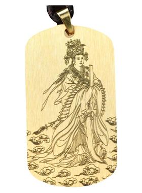 道系挂饰王母娘娘吊坠铜项链女