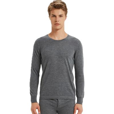 恒源祥100%纯羊毛男女士保暖内衣