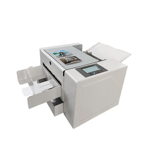 力晴切卡机名片pvc圆形行驶证门票优惠券全自动裁切机压痕虚线1寸2寸大2寸学生证件照扑克牌圆角分切机