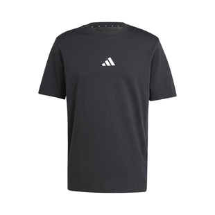 adidas阿迪达斯棉质运动休闲圆领上衣2026夏男针织短袖T恤 JE9024