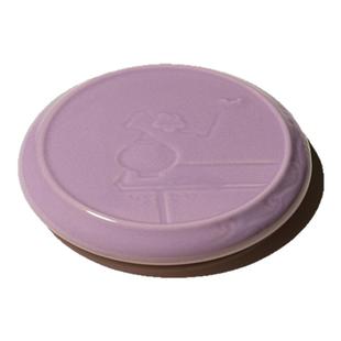 里作 创意手工浮雕梅花盖置高颜值紫色仙女茶器茶壶盖托茶道配件