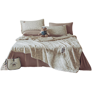 TeenieWeenie美拉德色风碎花全棉空调被2026新款夏天纯棉夏凉被子