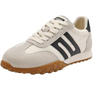 周雨彤同款百丽彩虹豆2.0德训鞋新款休闲运动鞋阿甘鞋B1U1DAM5