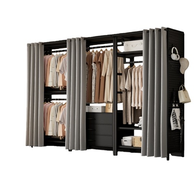 安居客金属防尘洞洞板衣柜