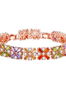 五花彩色手链轻奢大气