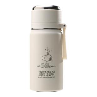 snoopy史努比保温杯男女带盖水杯可爱简约泡茶便携学生子弹头杯子