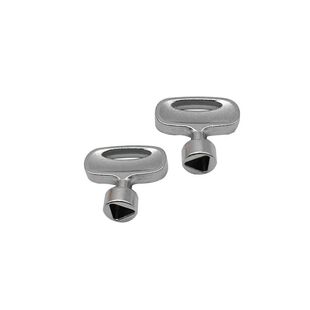 配电箱垃圾桶配件内小三角钥匙户外电表箱垃圾桶 特小号三角钥匙