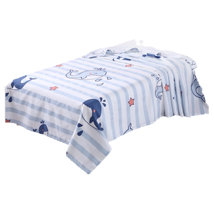 定制儿童床单单件纯棉学生宿舍100棉被单幼儿园三件套1米5单双人