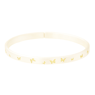 惜物《蝴蝶》999纯银手镯描金高级感小众轻奢可爱简约女闺蜜礼物