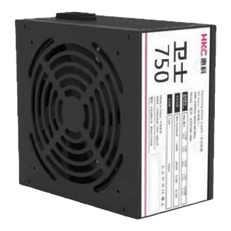 HKC惠科卫士750 V650V300额定750W卫士500电脑主机电源三年保换新