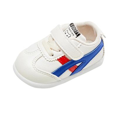 婧麒宝宝学步鞋软底透气魔术贴