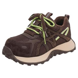 星期六加绒德训鞋女2025新款秋冬复古美拉德加绒棉鞋显脚小休闲鞋