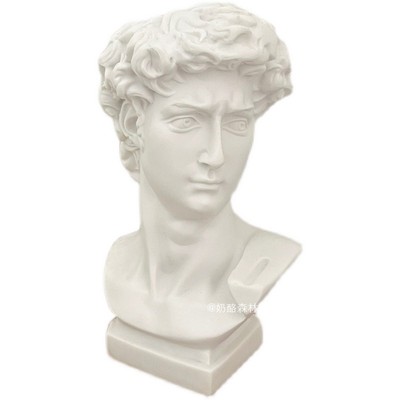 ins风大卫雕像花插收纳北欧卧室