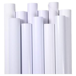 白色贴纸自粘家具桌面柜子门广告不干胶鱼缸背景汽车墙面遮丑贴膜