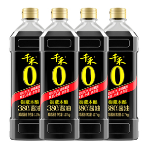 千禾380天酱油1.17kg*4御藏本酿