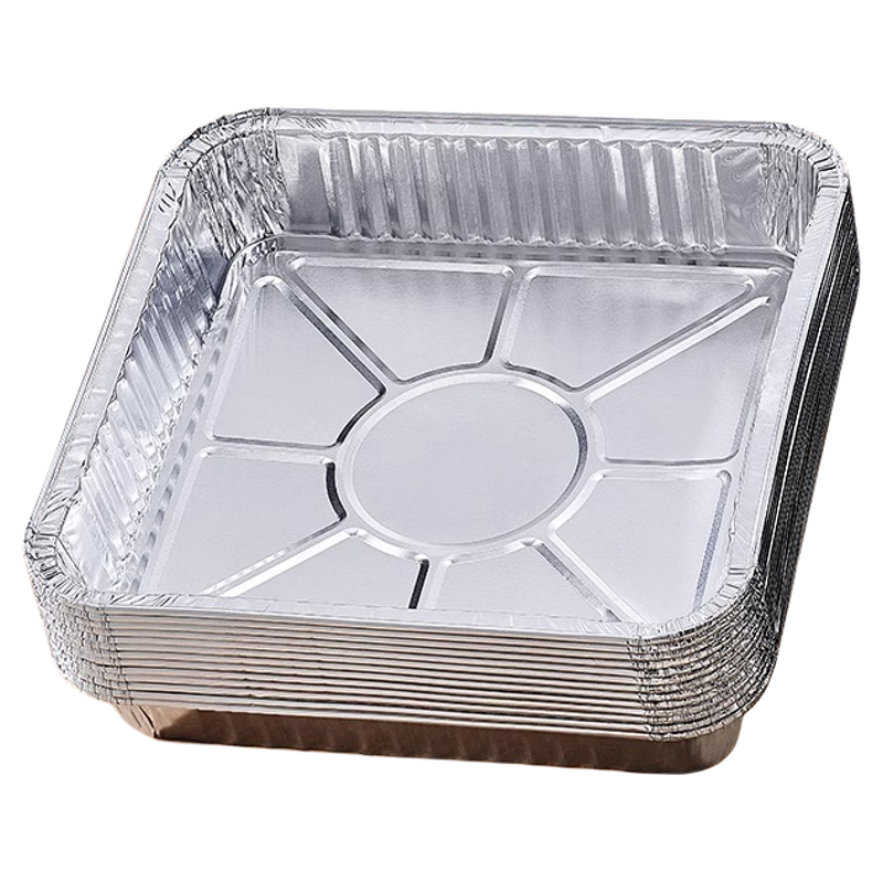 空气炸锅加厚锡纸碗家用电烤箱烧烤锡箔纸盒加厚食品级专用锡纸盘