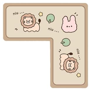 l型l形卫生间地垫浴室专用防滑吸水厕所门口洗手间硅藻泥速干脚垫