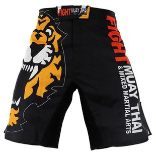 MMA搏击运动老虎播求短裤UFC综合格斗训练散打健身柔术泰拳武林风