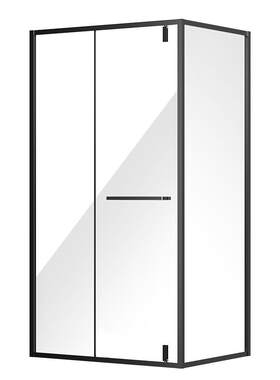 浪鲸L型淋浴房一体式家用不锈钢内外开门玻璃隔断浴屏定制06
