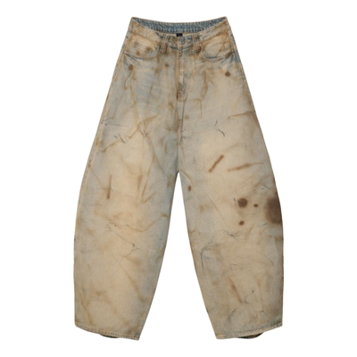 LatuiAtelier废土风脏染牛仔裤