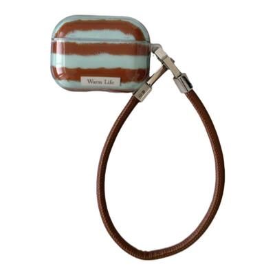 秋冬不规则格纹适用苹果耳机保护套airpods4无线蓝牙耳机壳四三代airpodspro3代1/2ipod耳机盒airpods3保护壳